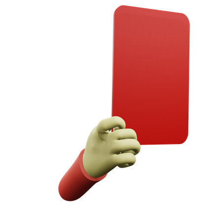 Red Card 2  3D Icon
