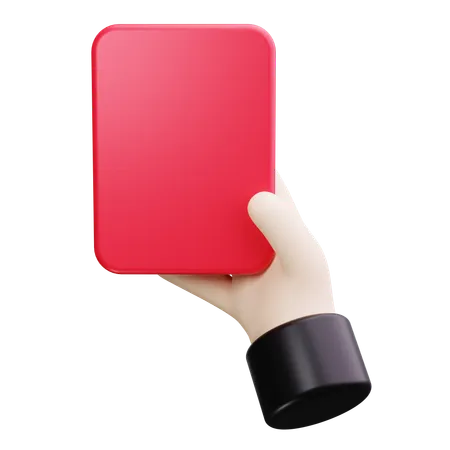 Red Card  3D Icon