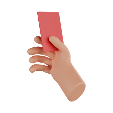 Red Card  3D Icon