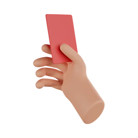 Red Card  3D Icon