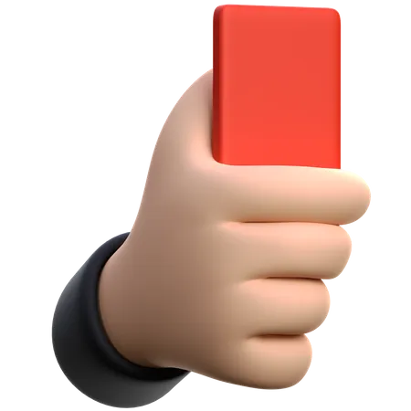 Red Card  3D Icon