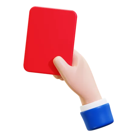 Red card  3D Icon