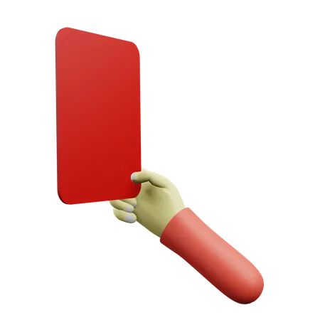 Red Card  3D Icon