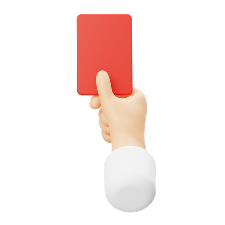 Red Card  3D Icon