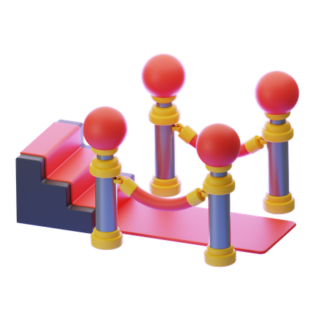 レッドカーペット  3D Icon