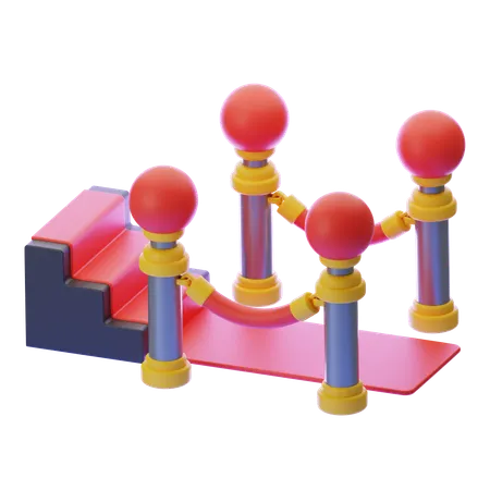 レッドカーペット  3D Icon