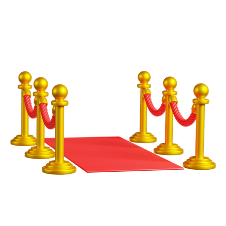 Red carpet  3D Icon