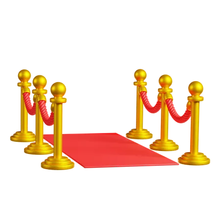 Red carpet  3D Icon