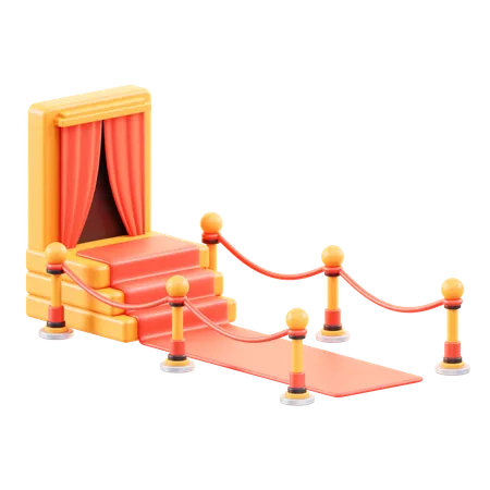 Red Carpet  3D Icon