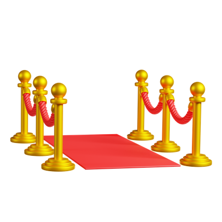 Red carpet  3D Icon