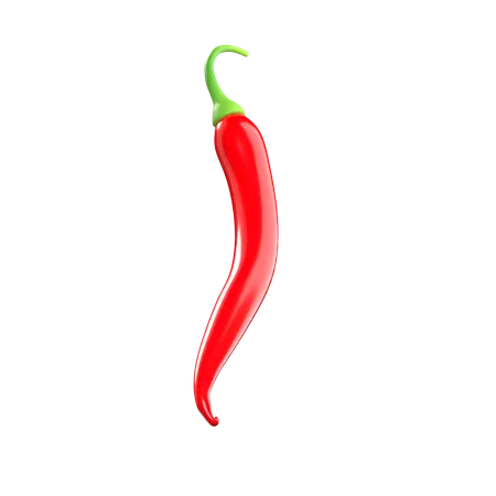 Red Chili  3D Icon