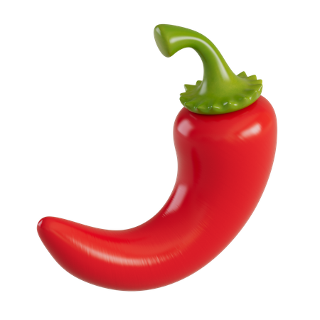 Red Chili  3D Illustration