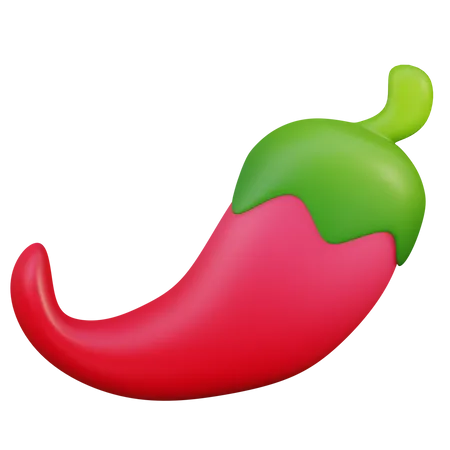 Red Chili  3D Illustration