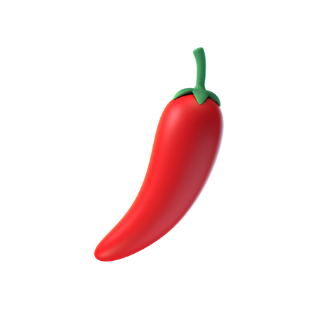 Red Chili 3D Illustration