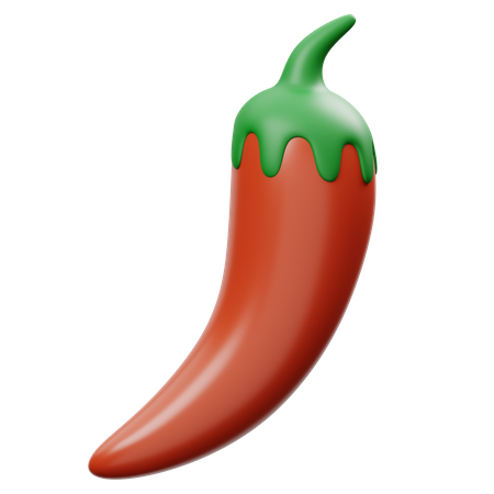 Red Chili 3D Icon