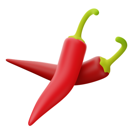 Red Chilli  3D Icon