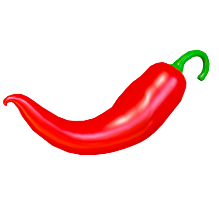 Red Chilli  3D Icon