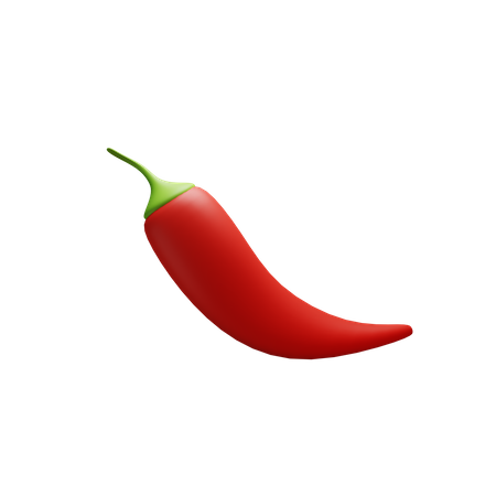 Red Chilli  3D Icon