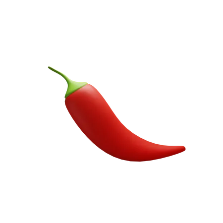 Red Chilli  3D Icon