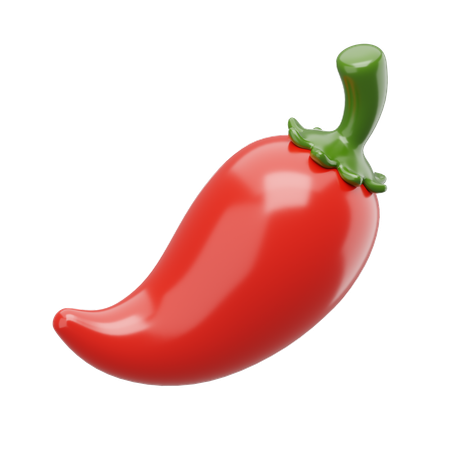 Red Chilli  3D Icon