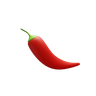 red  chilli 3d illustration