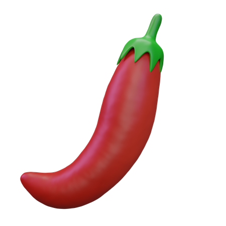 Red Chillies  3D Icon