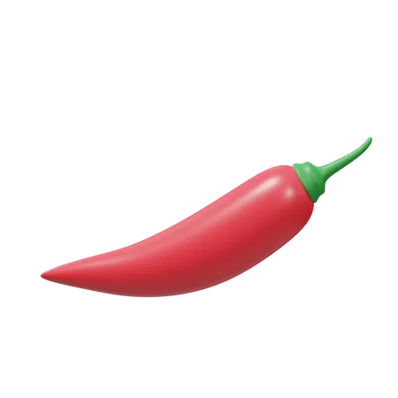 Red Chilly  3D Illustration