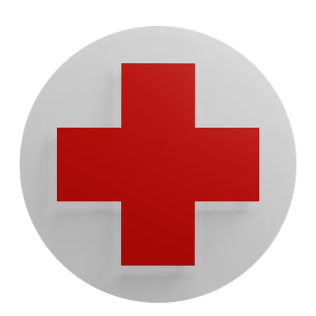 Red Cross  3D Icon