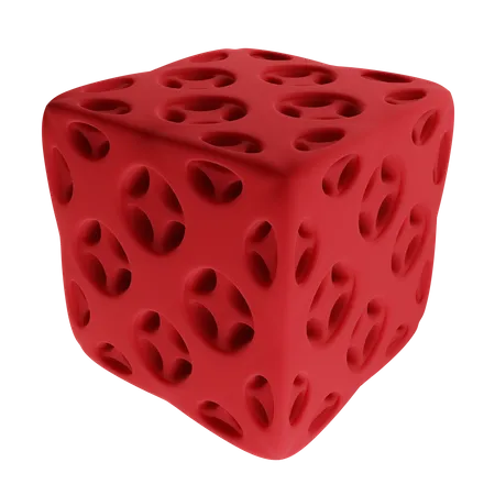Red Cube 3D Icon