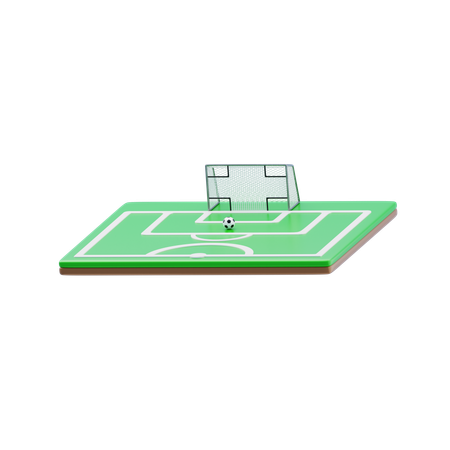Red de futbol  3D Icon
