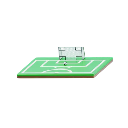 Red de futbol  3D Icon