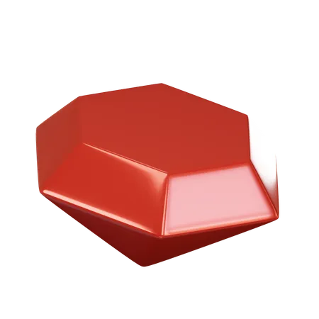 Red Diamond  3D Icon