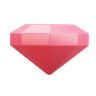 red diamond 3d logo