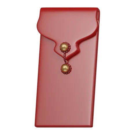 Chinese Red Envelope 3 D Icon 3D Icon