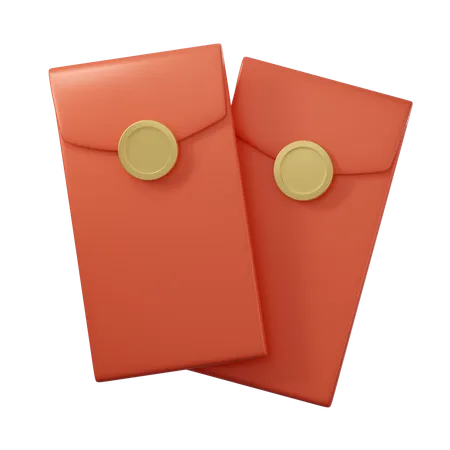 Red Envelope  3D Icon