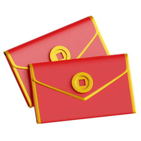 Red Envelope  3D Icon