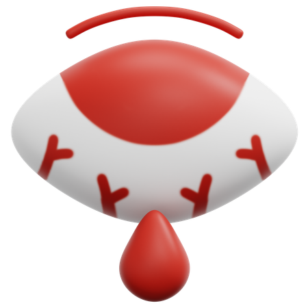 Red eye  3D Icon