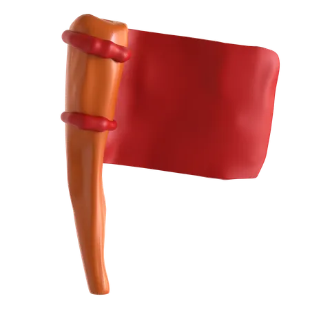Red Flag  3D Icon