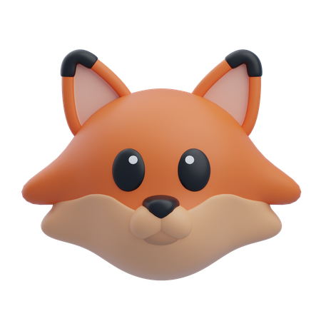 Red Fox  3D Icon