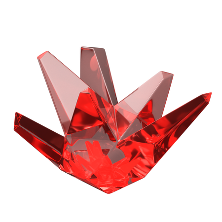 Red Gem  3D Icon
