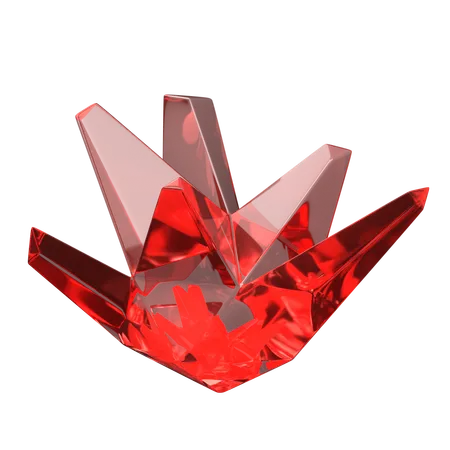 Red Gem  3D Icon