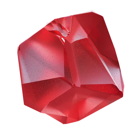 Red Gemstone  3D Icon