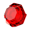 red gemstone 3d illustration