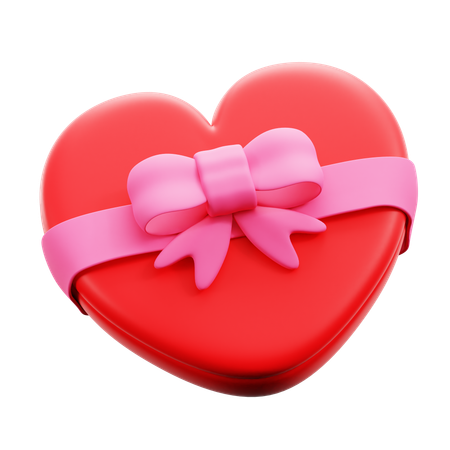 Red Gift Box  3D Icon