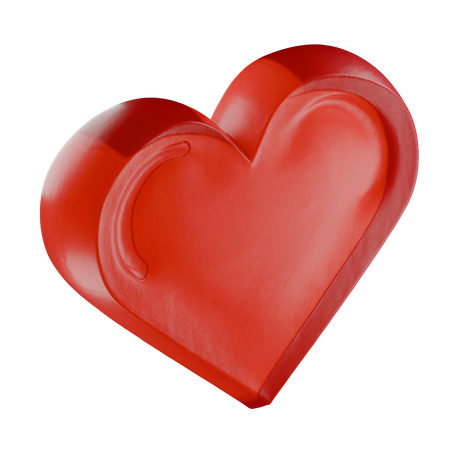 Red Heart  3D Icon