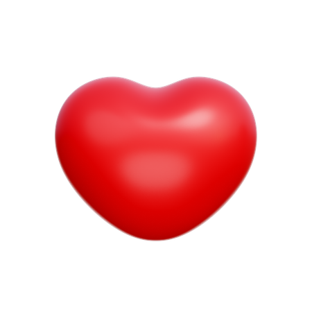 Red Heart  3D Icon