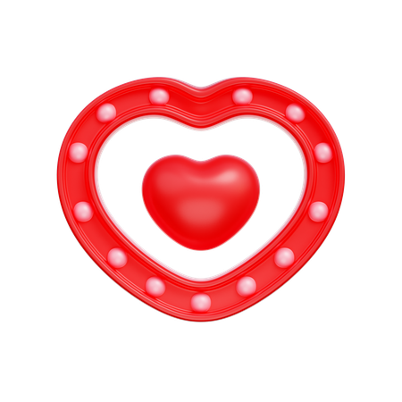 Red Heart  3D Icon