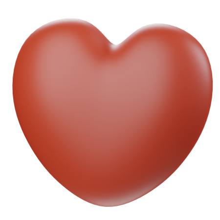 Red Heart  3D Icon