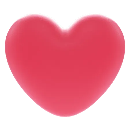 Red Heart 3D Icon