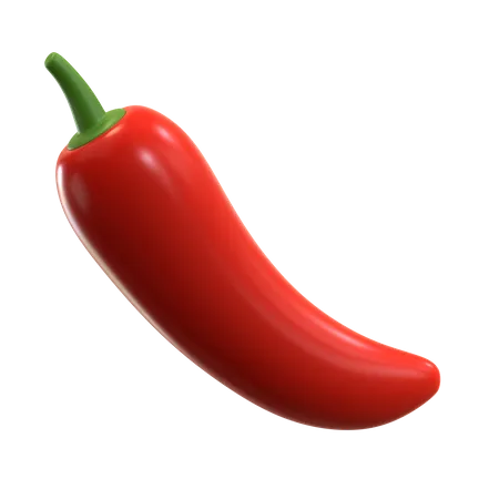 Red Hot Chilli  3D Icon